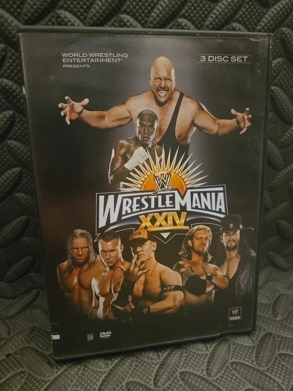 WWE WrestleMania XXIV 24 3-Disc DVD Set Triple H Undertaker John Cena Edge